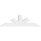 Ekena Millwork Saratoga Architectural Grade PVC Gable Bracket, 48"W x 14"H x 4"D x 4"F, 7/12 Pitch GBP048X14X0404SAR00 - alternate 5